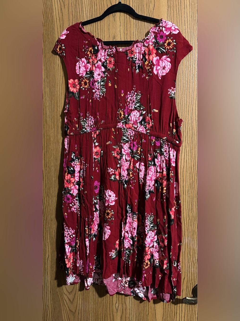 Torrid Red Floral Dress